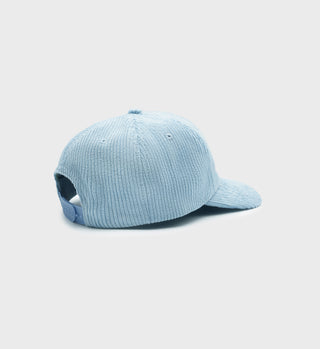 Wellness Club Corduroy Hat - Baby Blue/White