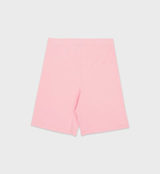 Country Crest Biker Short - Rose/White