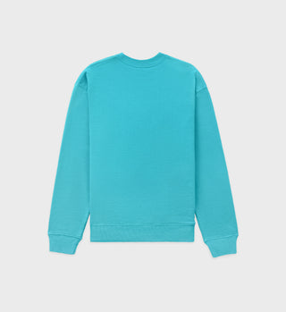 Crest Crewneck - Teal