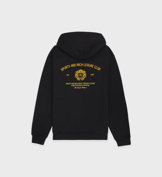 Crest Hoodie - Black/Gold