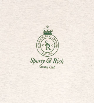 Crown Hoodie - Heather Oatmeal/Forest