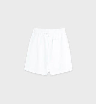 Crown Gym Short - White