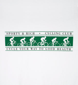 Cycling Club T Shirt - White