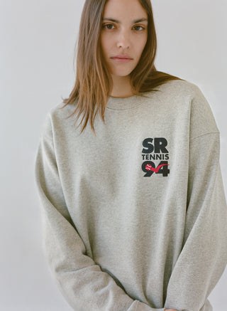 SR Tennis 94 Crewneck - Heather Gray