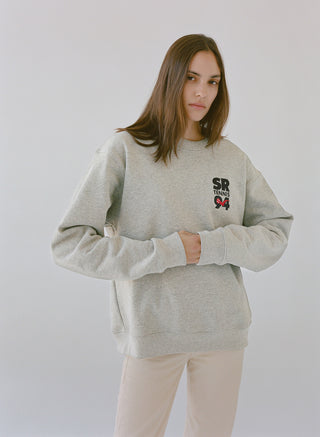 SR Tennis 94 Crewneck - Heather Gray
