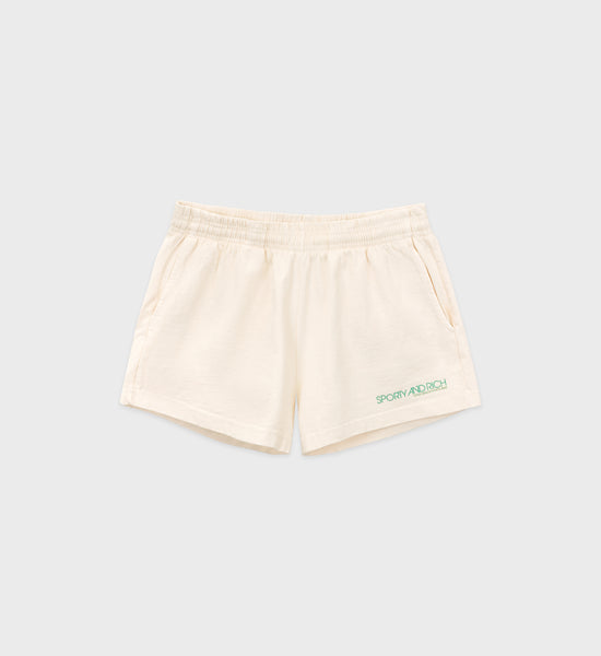 Disco Short - Cream/Jade