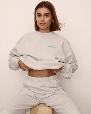 Drink Water Crewneck - Heather Gray