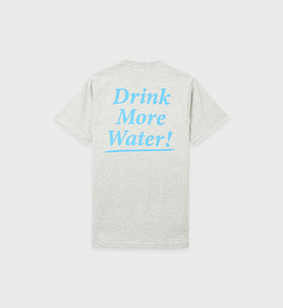 Drink Water T Shirt - Heather Gray