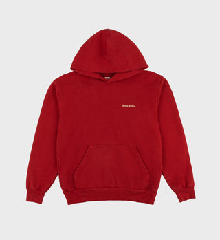 Classic Logo Hoodie - Red