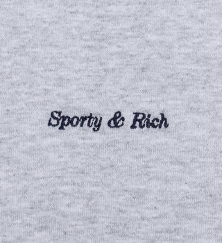 Classic Logo Hoodie - Heather Grey