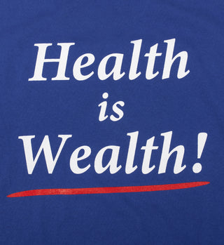 Health is Wealth T Shirt- Lapis