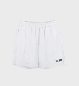 SRCNY Gym Short - White