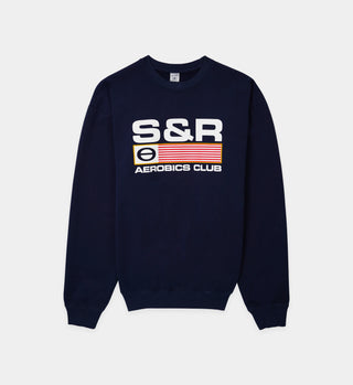 Eco Flag Crewneck - Navy