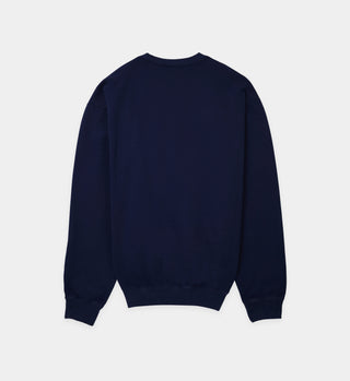 Eco Flag Crewneck - Navy