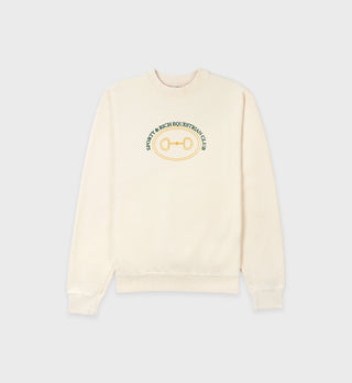 Equestrian Club Crewneck - Milk