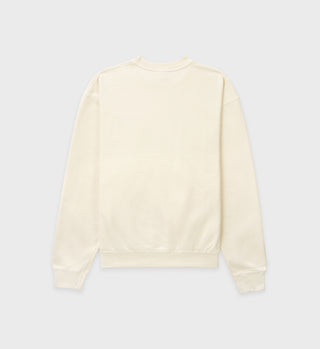 Equestrian Club Crewneck - Milk