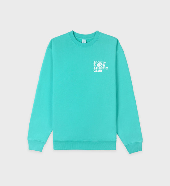 Exercise Often Crewneck - Turquoise