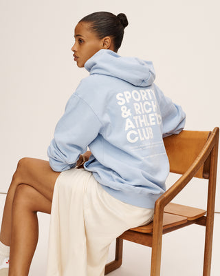 Exercise Often Hoodie - Hydrangea