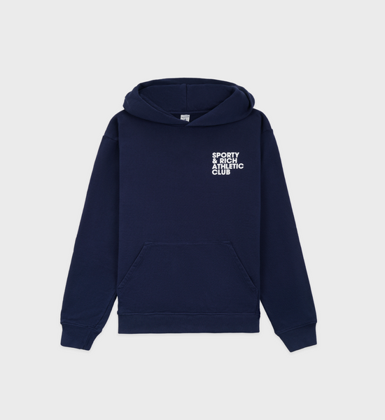 Exercise Often Hoodie - Navy