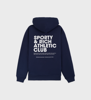 Exercise Often Hoodie - Navy