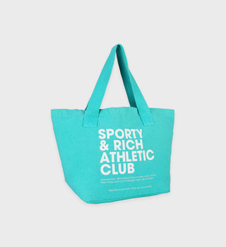Exercise Often Tote - Turquoise