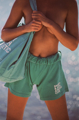 Exercise Often Tote - Turquoise