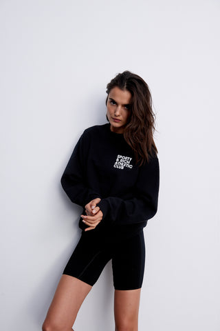 Exercise Often Crewneck - Black