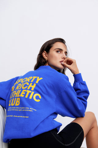 Exercise Often Crewneck - Royal Blue