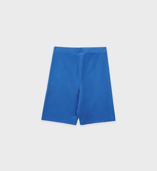 80s Fitness Biker Short - Sapphire