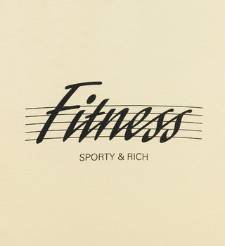 80s Fitness T Shirt - Cream Puff