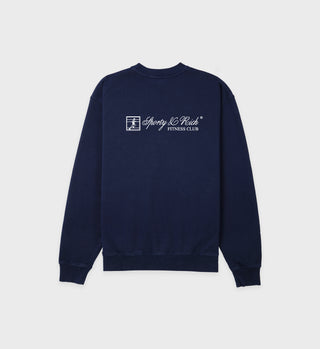 Fitness Club Crewneck - Navy