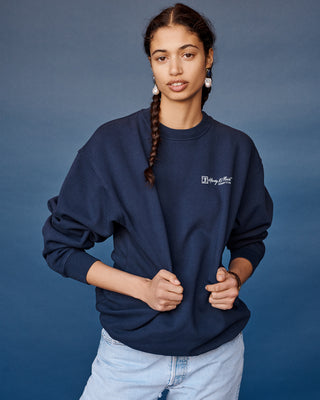 Fitness Club Crewneck - Navy