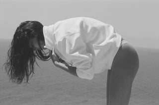 Fitness Club Quarter Zip - White