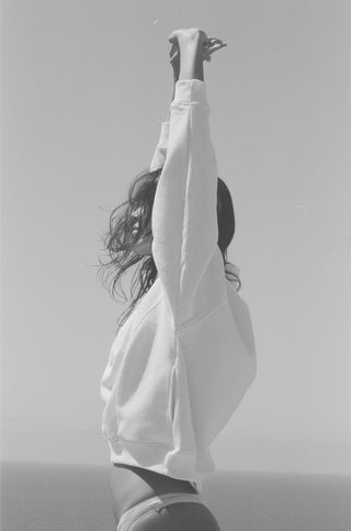 Fitness Club Quarter Zip - White