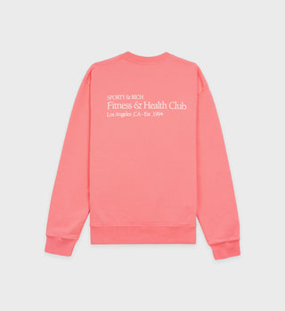 Fitness & Health Club Crewneck - Strawberry