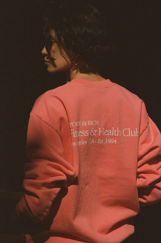 Fitness & Health Club Crewneck - Strawberry