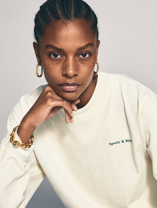 Fun Logo Longsleeve - Cream Puff