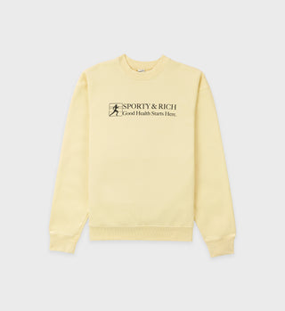 Good Health Crewneck - Citron
