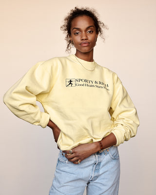 Good Health Crewneck - Citron
