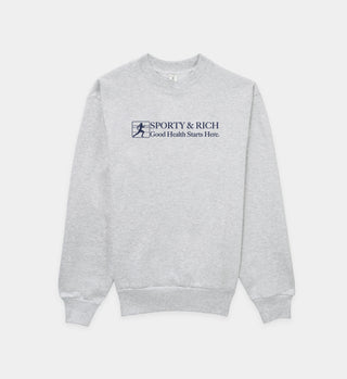 Good Health Crewneck - Heather Grey