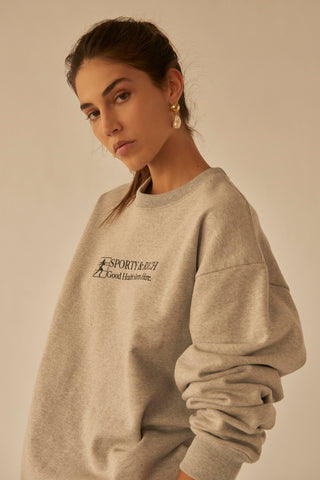 Good Health Crewneck - Heather Grey