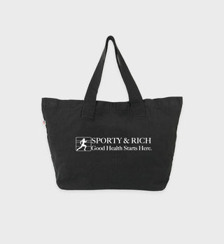 Good Health Tote - Faded Black