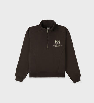 Grand Slam Quarter Zip - Chocolate