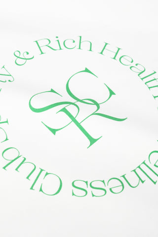 Gym Towel - White/Kelly