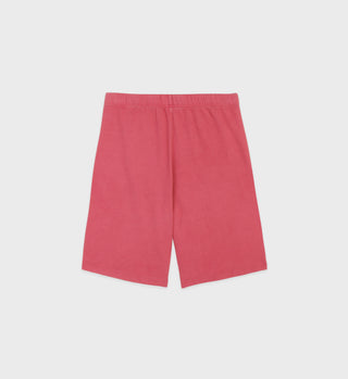 Health Club Biker Short - Hibiscus