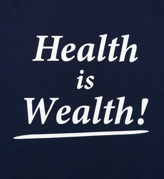Health is Wealth T-Shirt - Navy