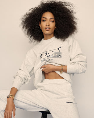 Health & Wellness Crewneck - Heather Gray