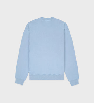 Health & Fitness Crewneck - Sky Blue/Black