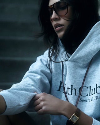 Health Club Hoodie - Heather Gray