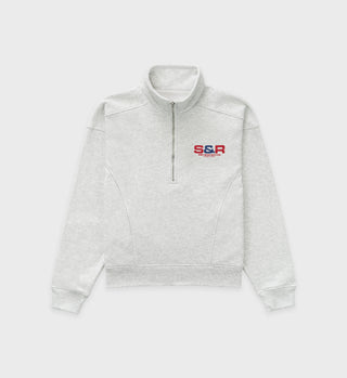 Health Club Quarter Zip - Heather Grey
